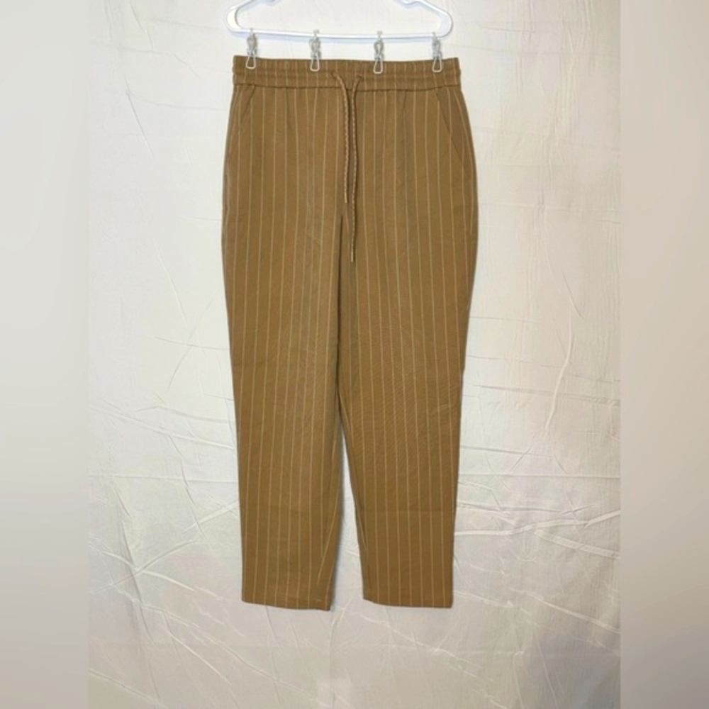 Mode Of One Tan Striped Pants